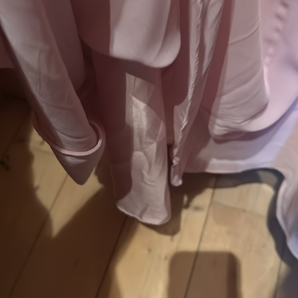 (NWOT) Pink chiffon dress size 2X - Picture 15 of 17